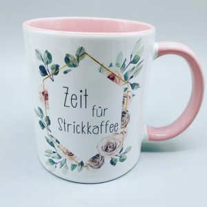 Strickkaffe rosa