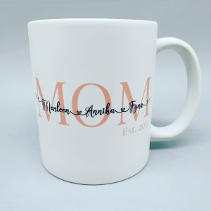 personalisierte Tasse MOM est.