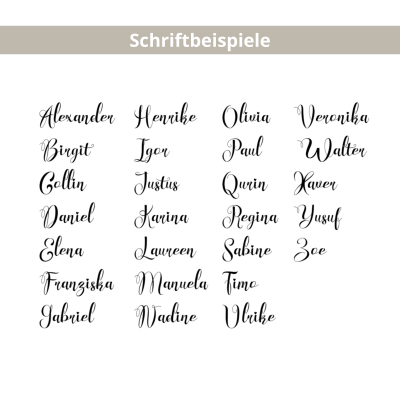 Schriftbeispiele