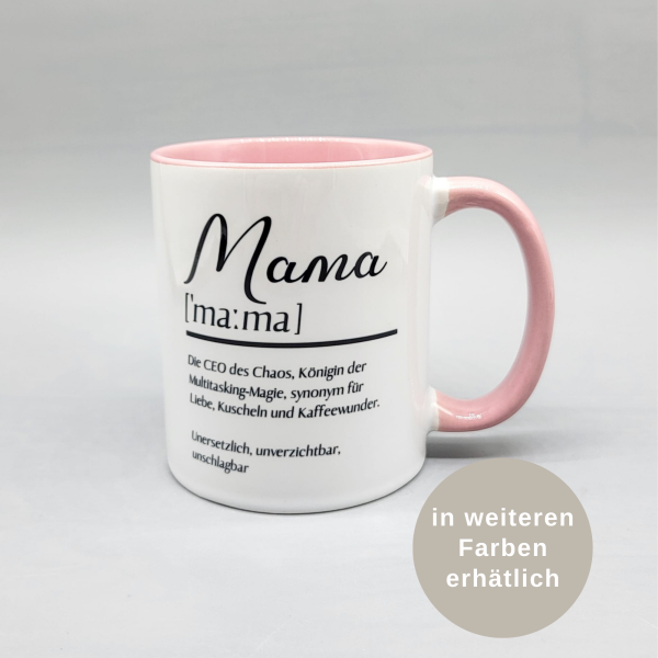 Tasse mit Spruch Mama