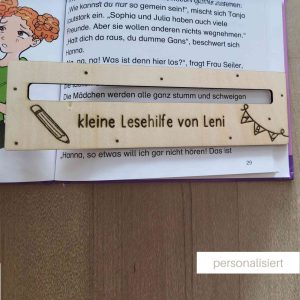 Personalisierte Lesehilfe für Erstklässler